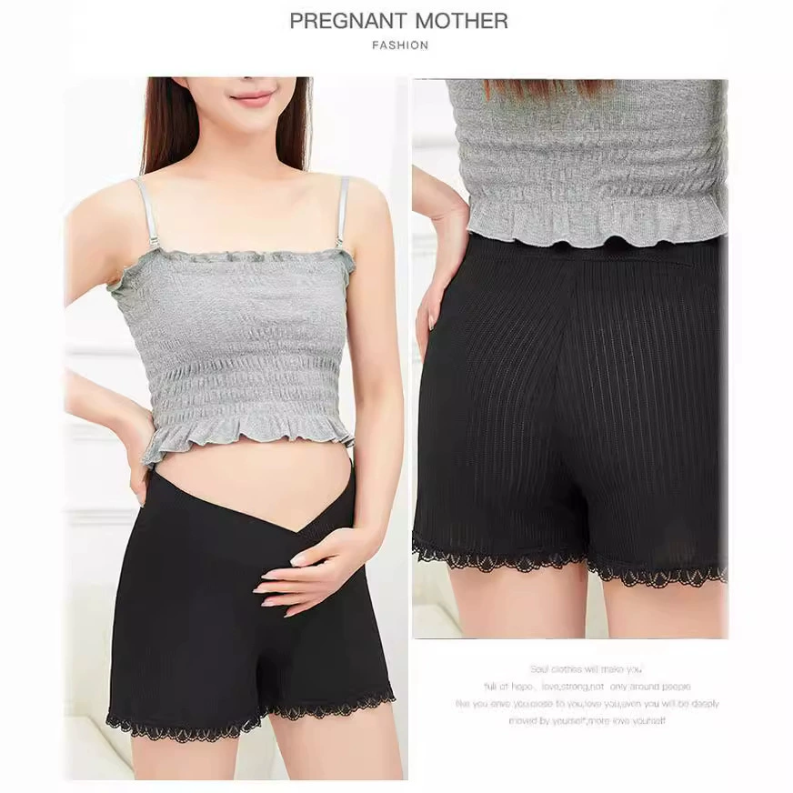 Беременные брюки безопасности летние шорты для беременных