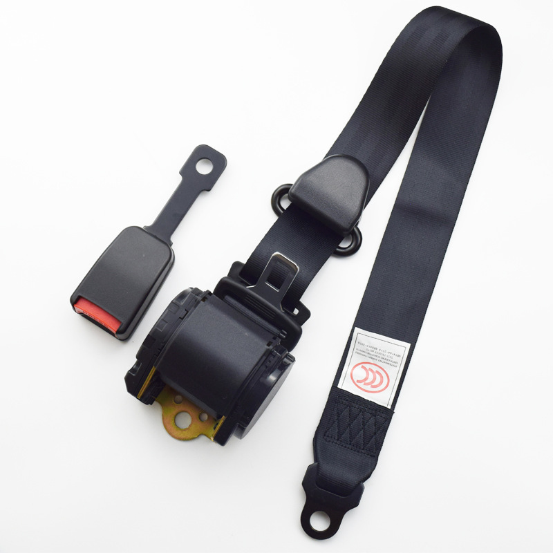 Fully Automatic Retractable Three-Point Safety Belt for Passenger Cars Emergency Locking Car Three-Point Safety Belt Set