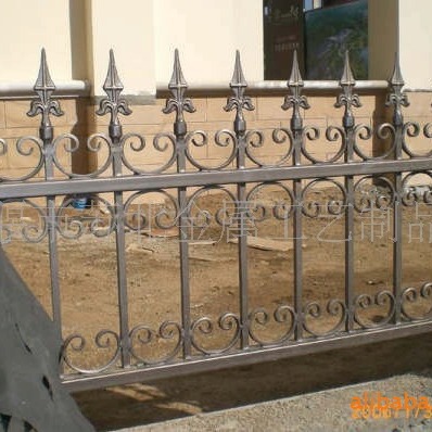 欧式别墅铁艺防护栏 金属工艺防护栏栅栏 铁工艺建筑锻造做旧栏杆