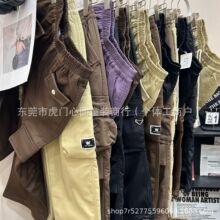 湖州织里儿童工装裤品牌折扣  童装尾款清货 秋冬拿货摆摊实体货