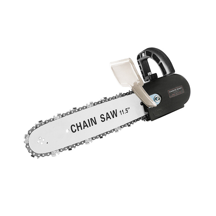 2012手提家用角磨机改装电链锯磨光机变链条伐木锯电动工具转换器