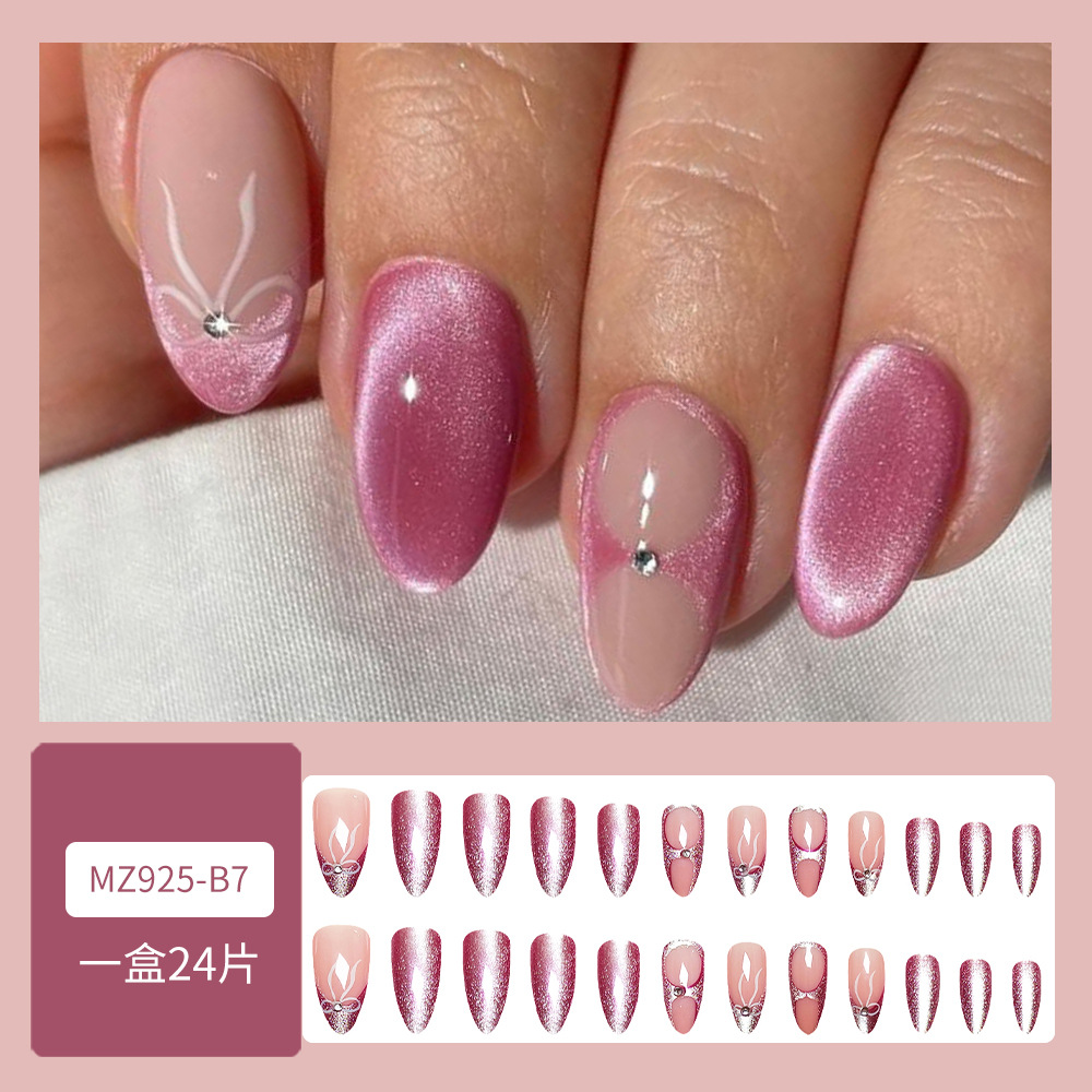 Polvo desnudo de aire suave gradiente de manicura baja saturación blanqueamiento sin picar la piel de las uñas de viaje de la cita de diamantes delicados de uñas