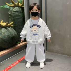 贝可飞男童卫衣春秋款卡通印花爆款图案童装长袖冬季新款休闲衣服