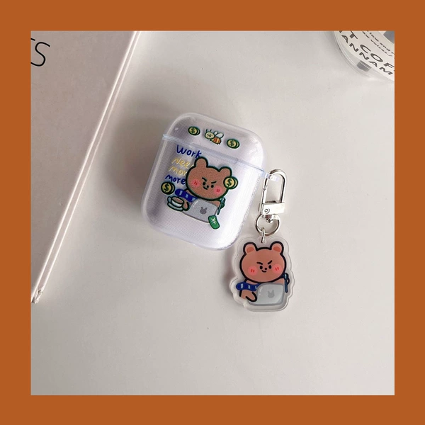 Laptop, pendant, with little bears