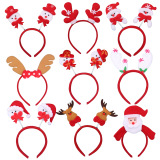 Рождественский ободок для пожилых людей, аксессуар для волос