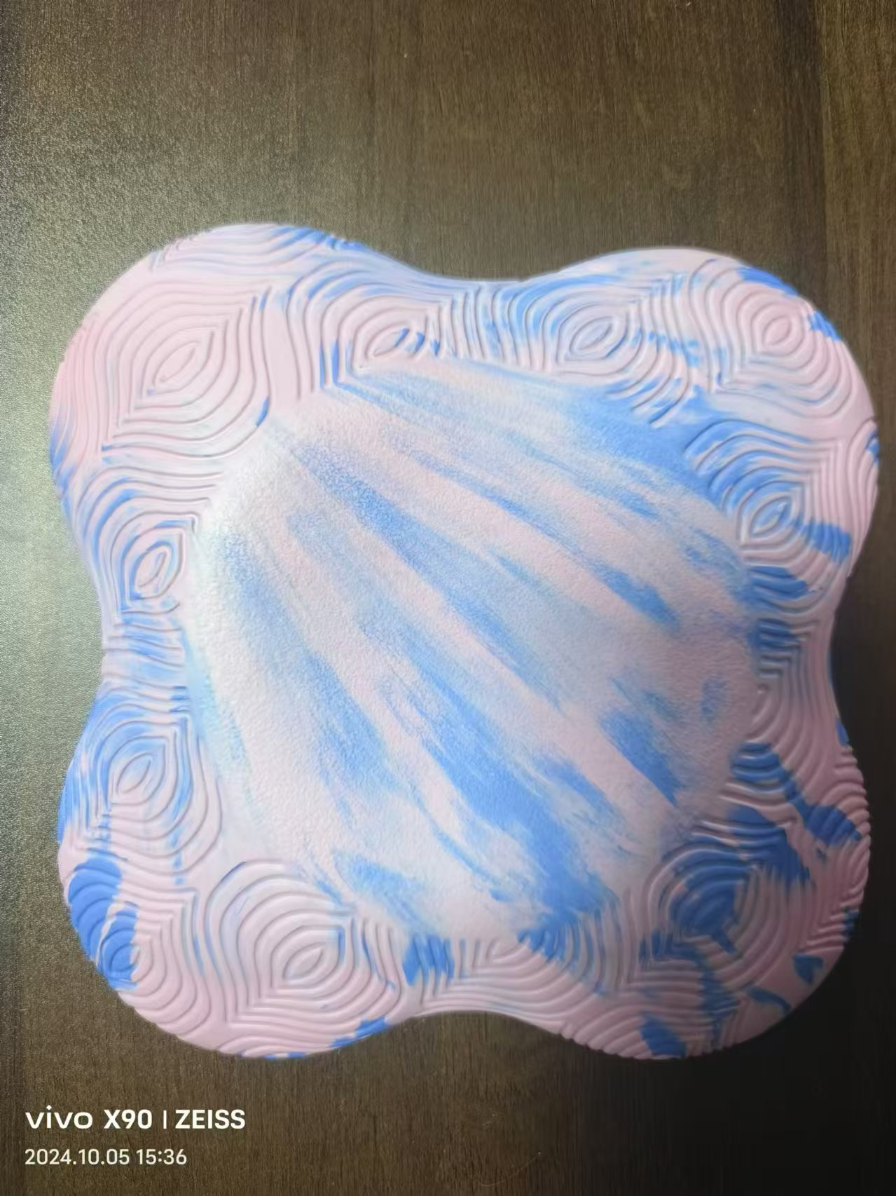 요가 무릎매트 2색 핑크블루 1개