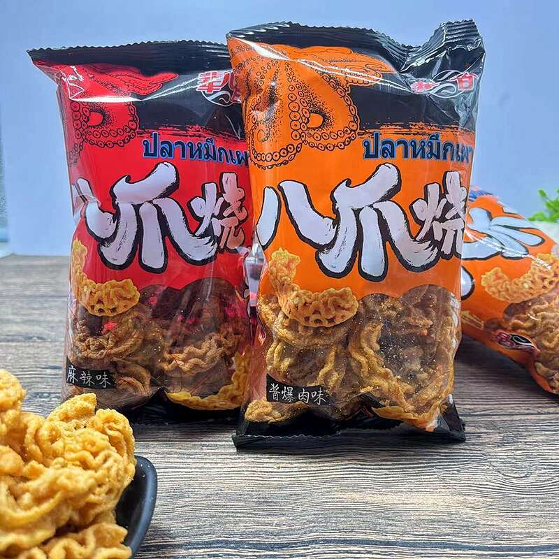 辈儿香八爪烧零食八抓烧锅巴解馋怀旧比萨卷8090后鱼卷充饥|undefined