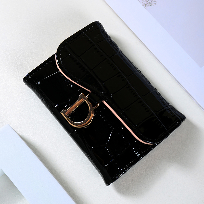 Nueva atmósfera europea y americana de moda cocodrilo de alta calidad de mujer multi-tarjeta anti-robo bolsa deslizante multifunción bolso de cambio
