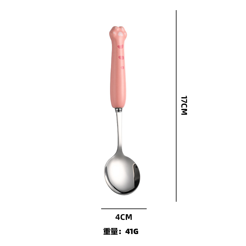 핑크 타이거 클로 304-스푼