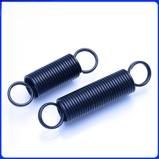 Wire Diameter 1.0 Tension Spring 65Mn Manganese Steel Extension Spring L-Type Double Coil Tension Spring Closed Loop Tension Spring