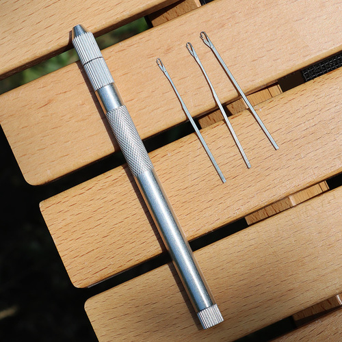 Wig crochet hook Metal handle hair extension beader crochet hook set Detachable reggae dreadlock hair extension tool set