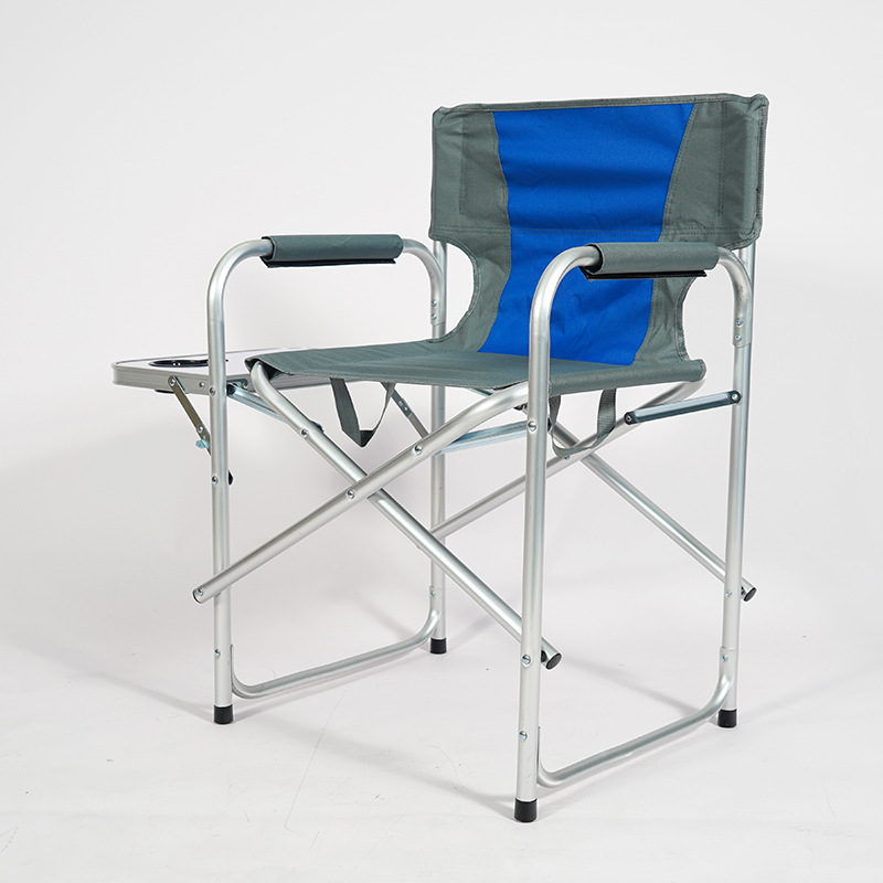 [Daxuan Outdoor] Silla de director de camping plegable Silla de camping Silla de playa con correa de respaldo de tela Oxford