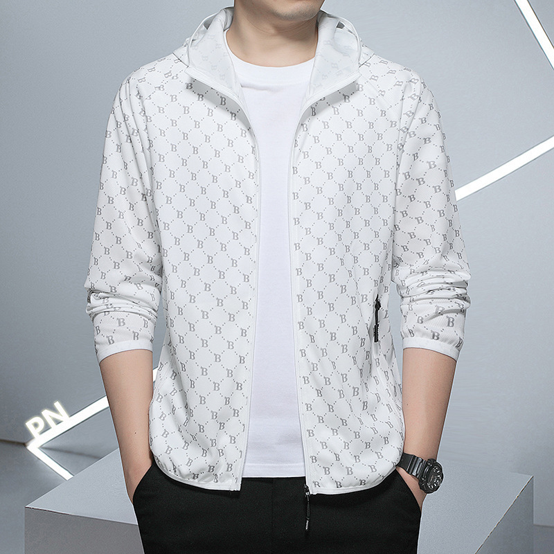 Sunscreen clothing for men and women ultra-thin breathable anti-ultraviolet couple outdoor sports skin clothing jacket jacket tide summer_voghion.com
