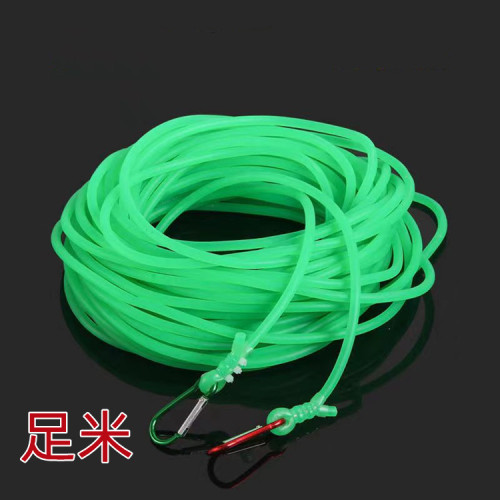 Rubber rope 5 meters 10 meters high elastic telescopic rubber band rope pole protection rope fishing accessories fishing gear