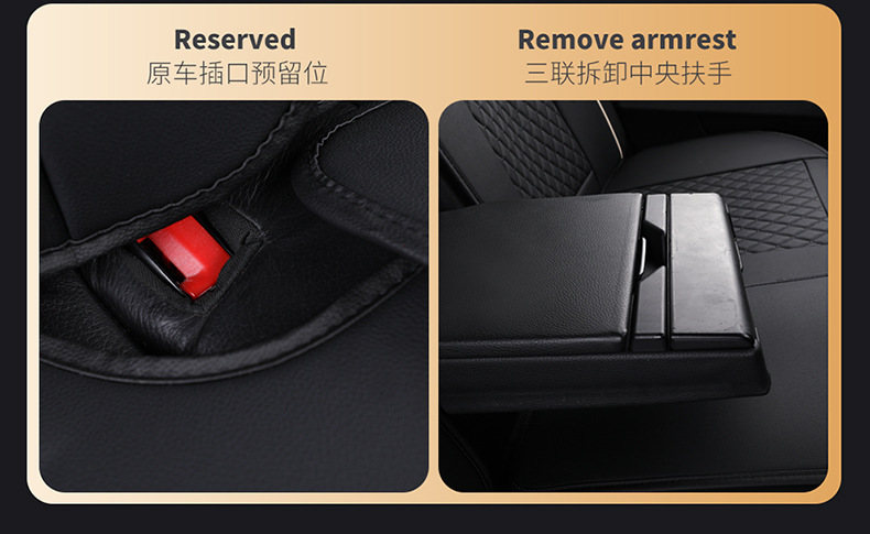 Car Seat Cushion, Universal for All Seasons, Fully Enclosed Seat Cover, New Cartoon Internet Celebrity, Cute Full Leather Seat Cover, Seat Cushion Wholesale