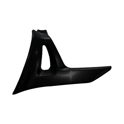 Panel Motorcycle Shell Accessories Side Motorcycle Fender - right-middle-plate-and-rear-small-plate-black