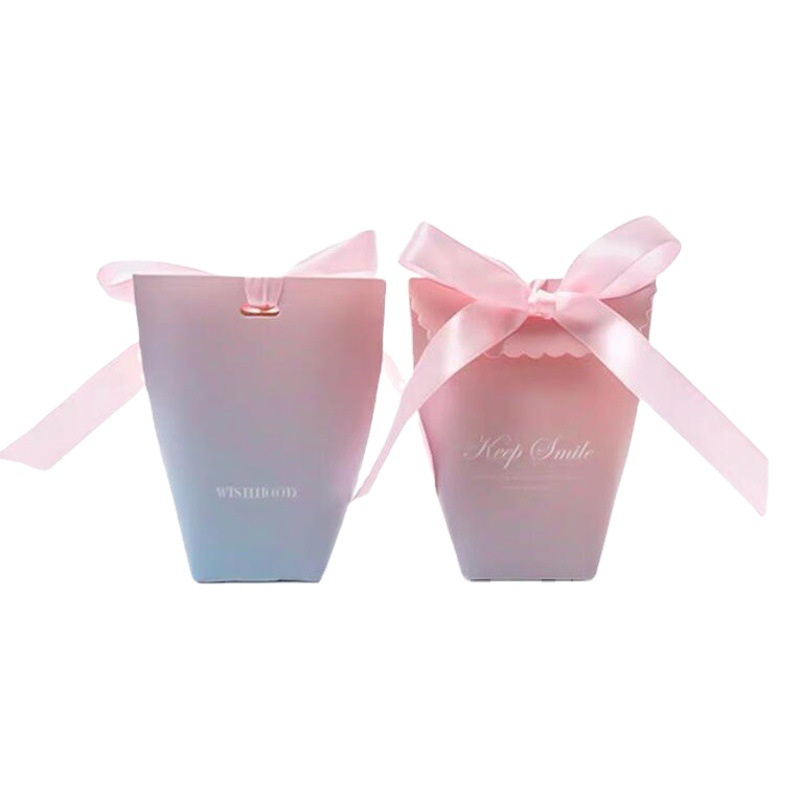 Tiktok mismo estilo caja de dulces estilo occidental nueva caja de dulces creativa bolsa de regalo de boda bolsa de regalo de mano bolsa de papel