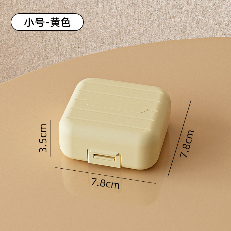 Caja de medicamentos portátiles de viaje, caja de píldoras portátiles de siete días a la semana, caja de medicamentos sellada, caja de medicamentos image 8