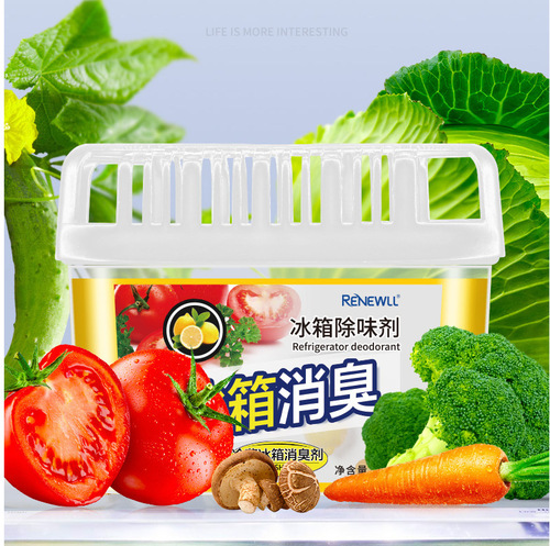 Household refrigerator deodorizer box gel activated carbon sodium alginate deodorant freezer deodorizer box refrigerator deodorant