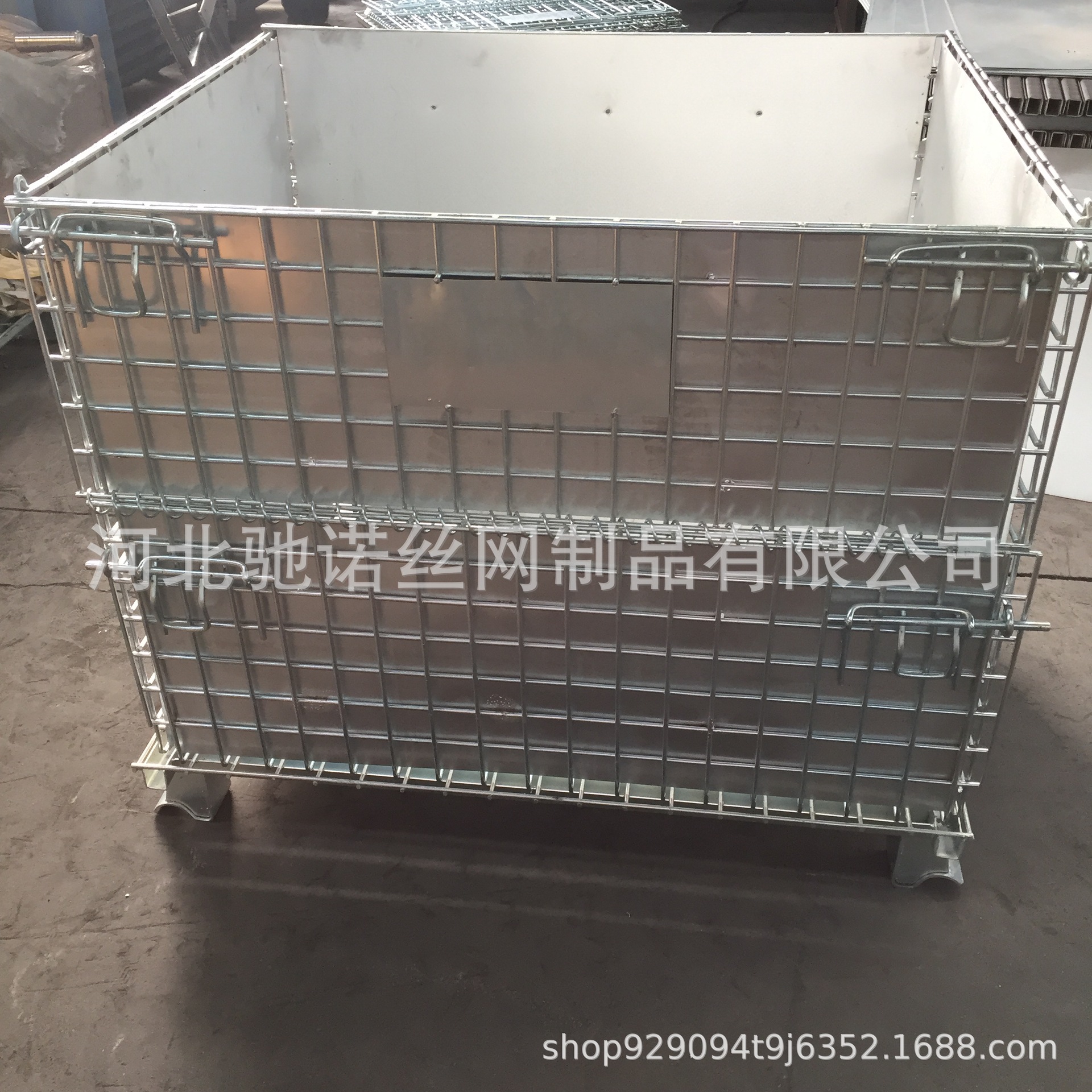 铁板仓储笼铁筐工厂车间汽车配件专用源头工厂