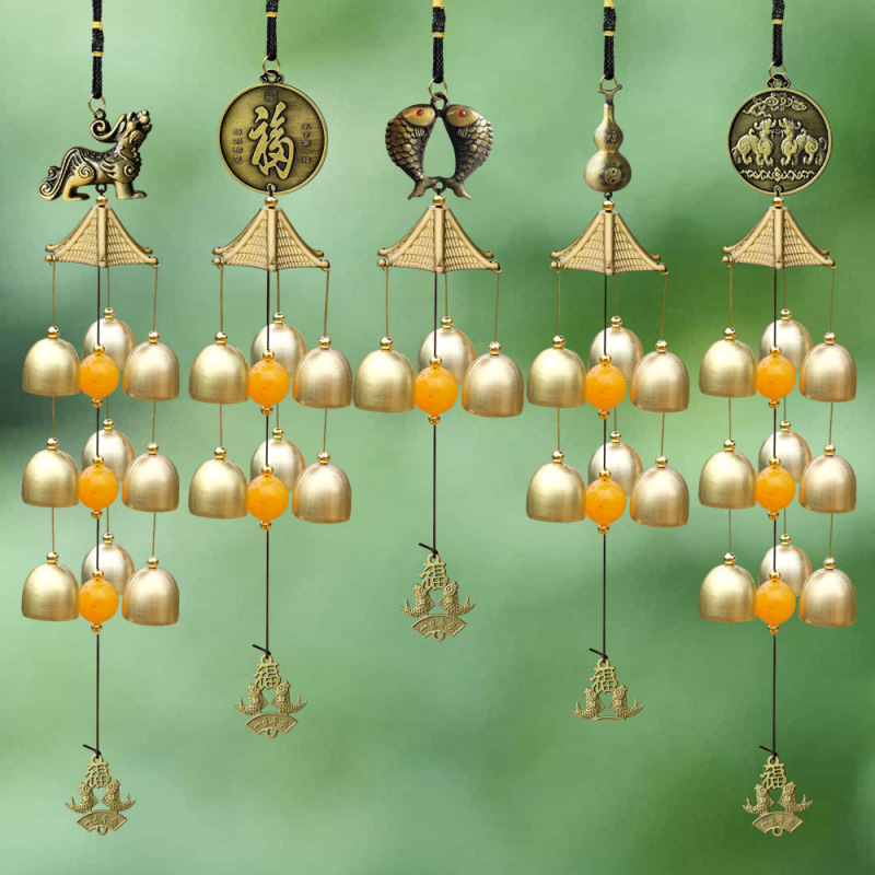 Campanello eolico decorativo da giardino per pace e prosperità_voghion.com