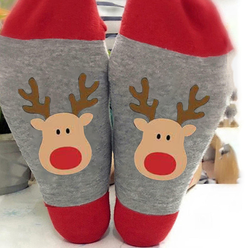 Calcetines de algodón transfronterizos de otoño e invierno para hombres y mujeres copa de vino tinto personalizada calcetines casuales de media pantorrilla ins medias transpirables a juego de colores de moda al por mayor