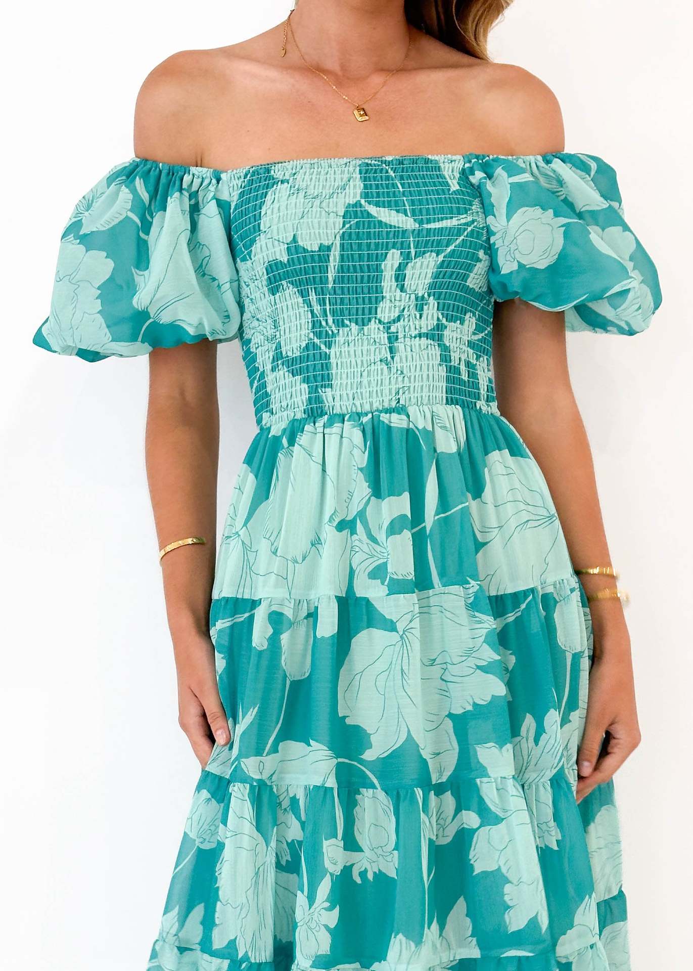 308g Weight Maxi Long Dress Dress Length Type Short Sleeve Sleeve Length S1562 Dresses Type Puff Sleeve Sleeve Type Polyester Fabric Type High Waist Waist Line Holiday, Daily Occasion Boat Neck Neckline Slim Fit Type Solid Color Pattern Summer Season Women's Gender Elegant Style Wholesale Women's Elegant Solid Color Holiday Daily Boat Neck Short Sleeve S1562 6