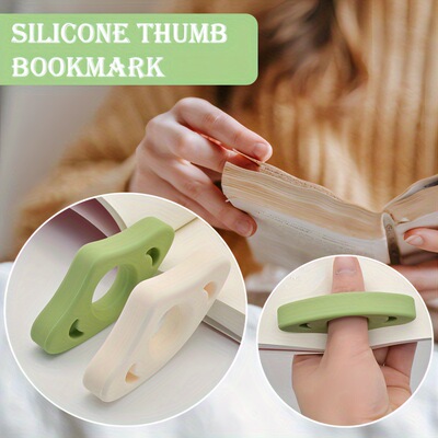 H 77009 Silicone thumb book holder 硅胶拇指书撑跨境速卖|ms