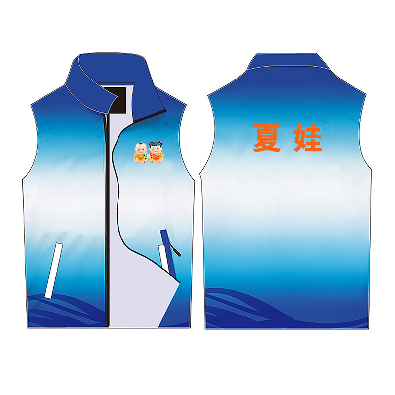 Investigación y publicidad Ropa de trabajo Chaleco de herramientas Chaleco de cuerpo completo Voluntario de caridad Chaleco de voluntario Logotipo personalizado