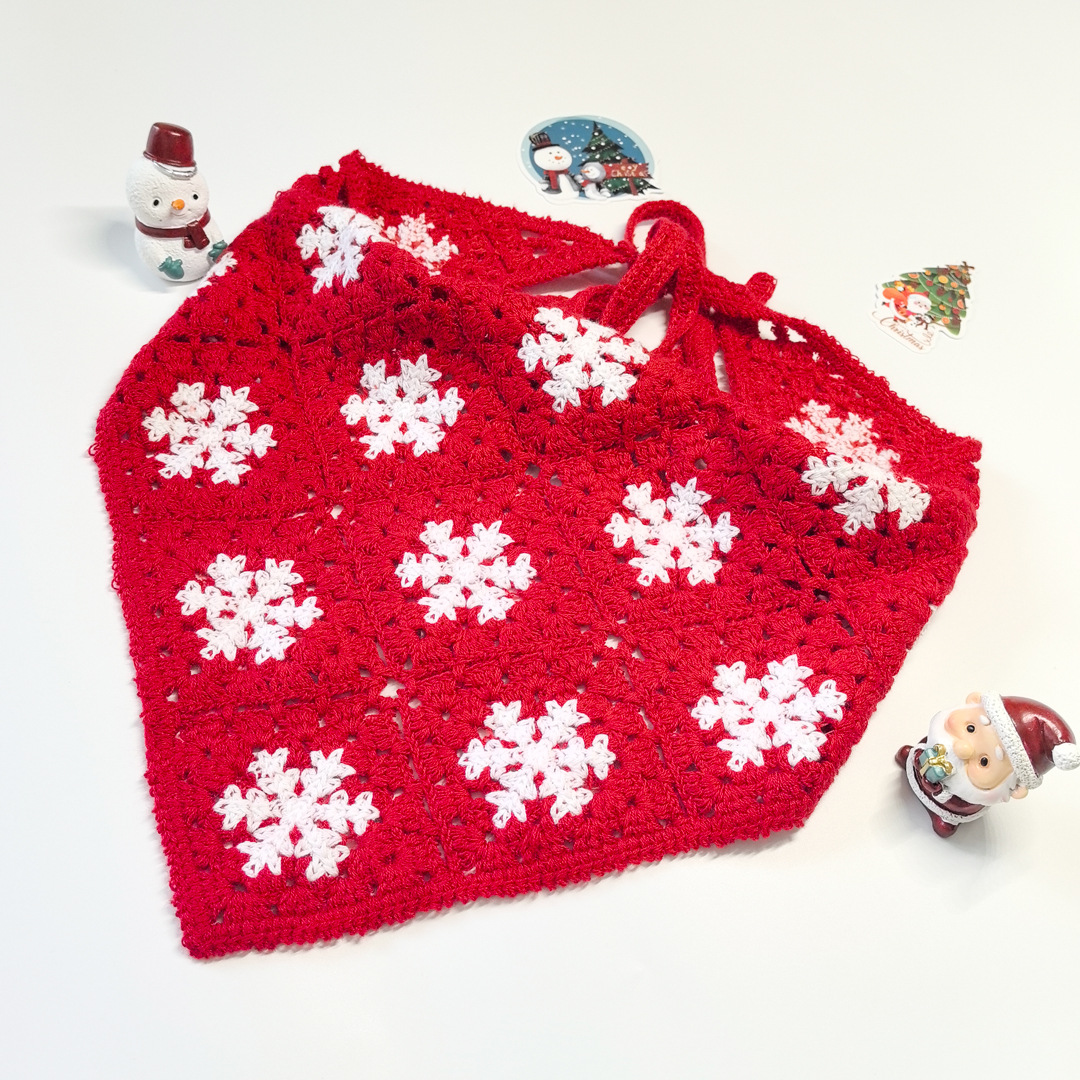 Primavera y otoño viajes ins dulce estilo lindo hecho a mano banda pelo de las mujeres accesorios para el pelo punto ganchillo pañuelo verano triángulo bufanda