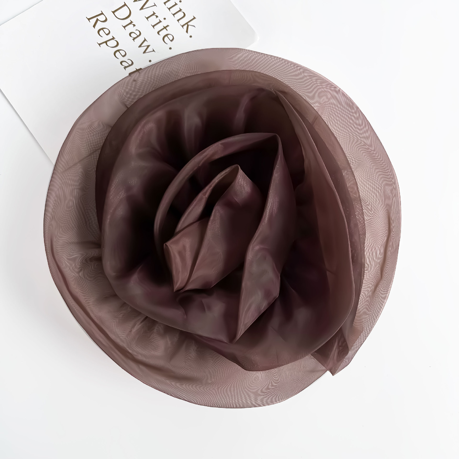 3D ogan camellia hecha a mano DIY material de decoración de cabello vestido de boda vestido de baile accesorios de ropa de espectáculo