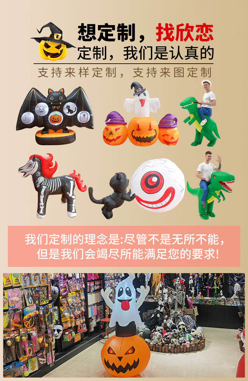 2023新款跨境热销亚马逊万圣节雪人窗户充气气模圣诞节挂式气模-阿里巴巴