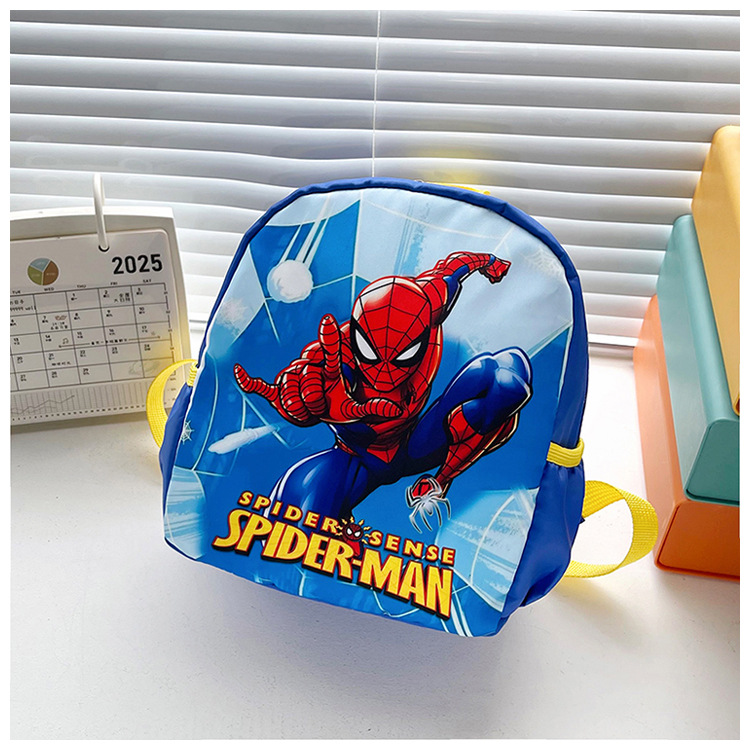 2025 Spiderman nuevo bolso de dibujos animados para niños moda bebé niño Spiderman mochila jardín de infantes