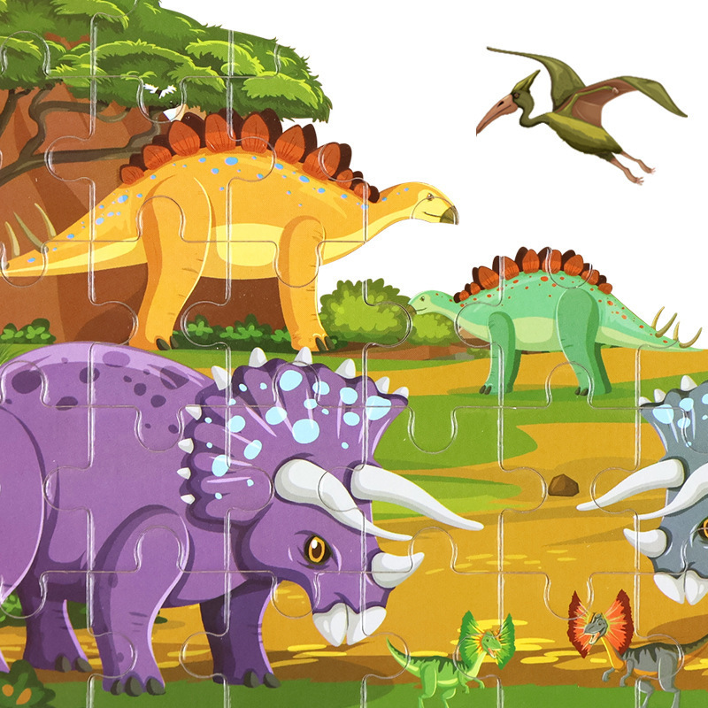 60 piezas de madera puzzle de dibujos animados para niños cuentos de hadas puzzle plano para bebés juguetes de bloque de construcción de puzzle de educación temprana