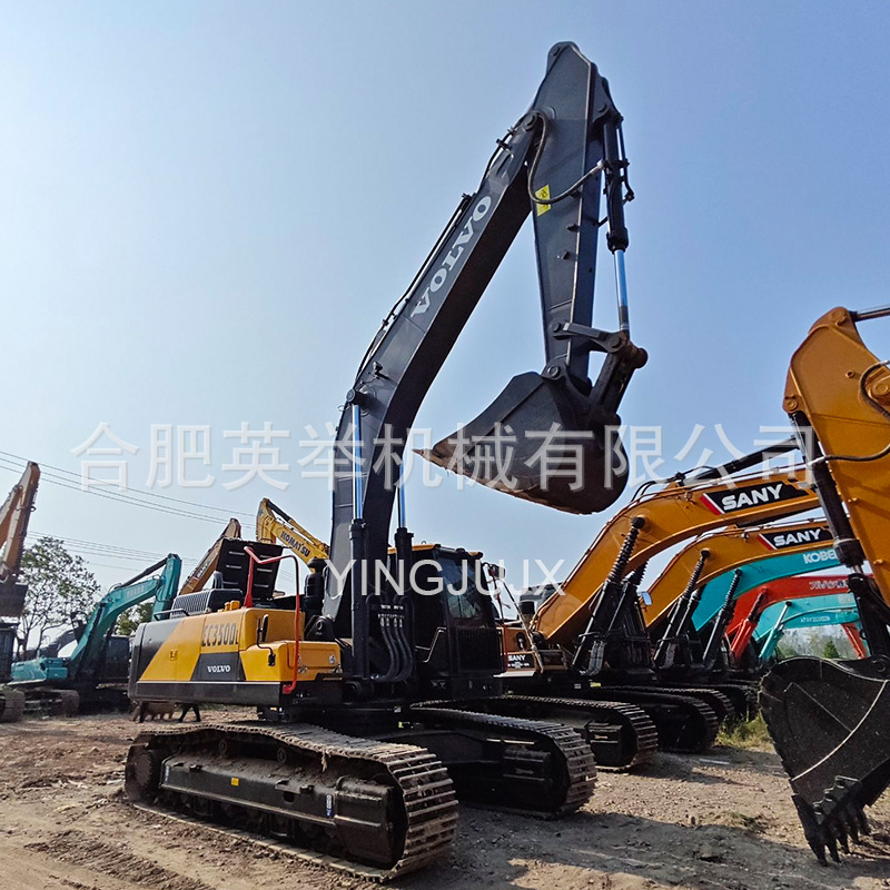 ¡Volvo EC350DL excavadora de segunda mano con una poderosa herramienta de excavación de montaña! Comercio exterior directo.