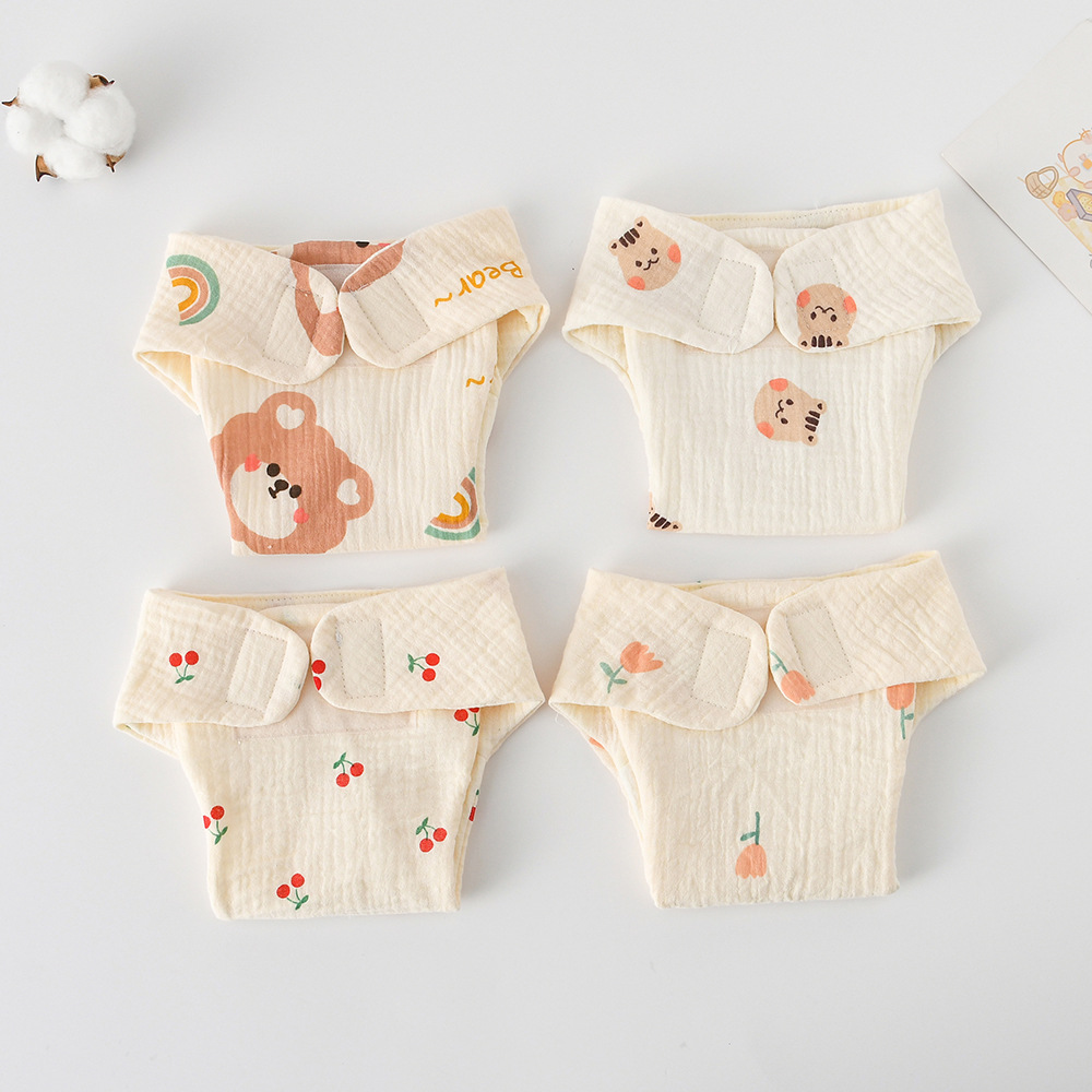 Cute Animal Cartoon Cotton Baby Cloth Diaper Baby Accessories display picture 17