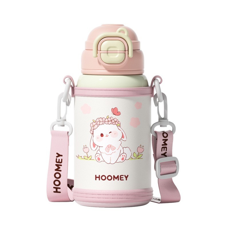 新型子供用コップ携帯ストローコップ子供用保温コップアニメコップ大容量可愛いダブルカップ|undefined