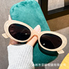 Fashionable retro sunglasses hip-hop style, Korean style, 2 carat, internet celebrity
