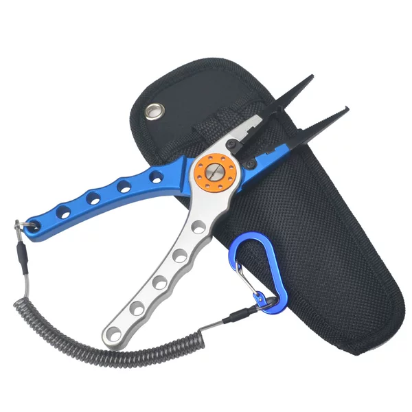 Aluminum alloy upper ring hook picking and hook picking pliers wire cutting pliers fish control pliers with lock sea fishing pliers fish controller luya pliers outdoor