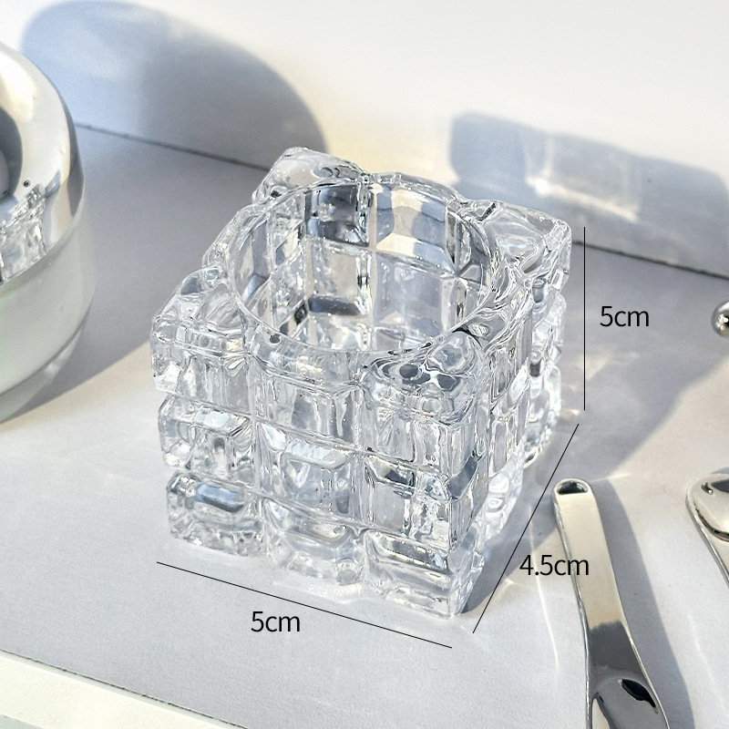 Cream spoon glass storage box