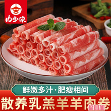 羊肉卷新鲜组合3斤羊肉片羔羊肉火锅食材肥羊卷涮羊肉烧烤涮锅