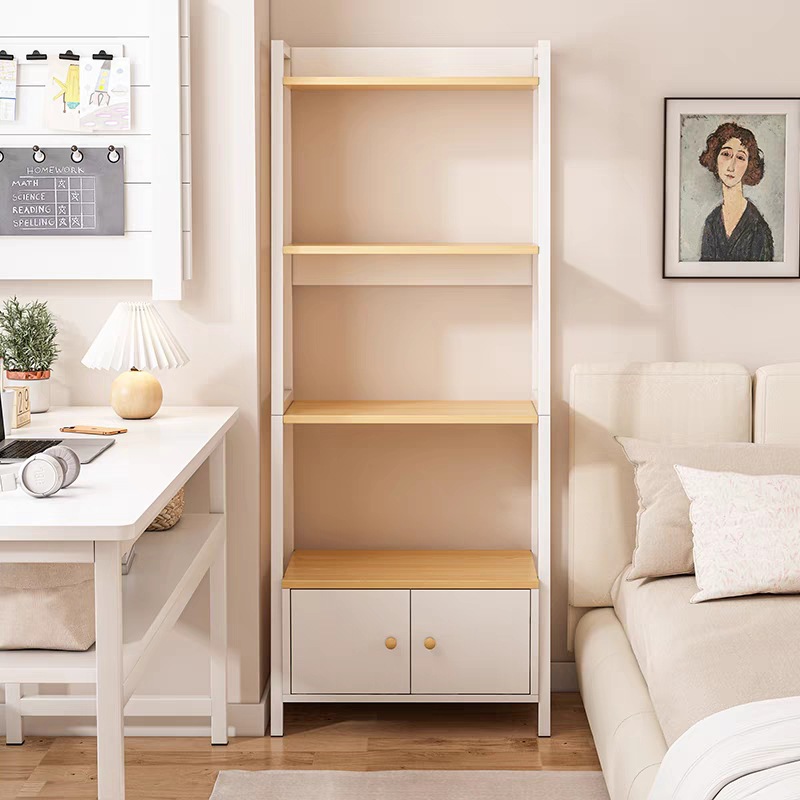 Estante de cabecera Estante de almacenamiento de varios pisos en el piso contra la pared Dormitorio trapezoidal oblicuo Sala de estar Gabinete Estantería de cama