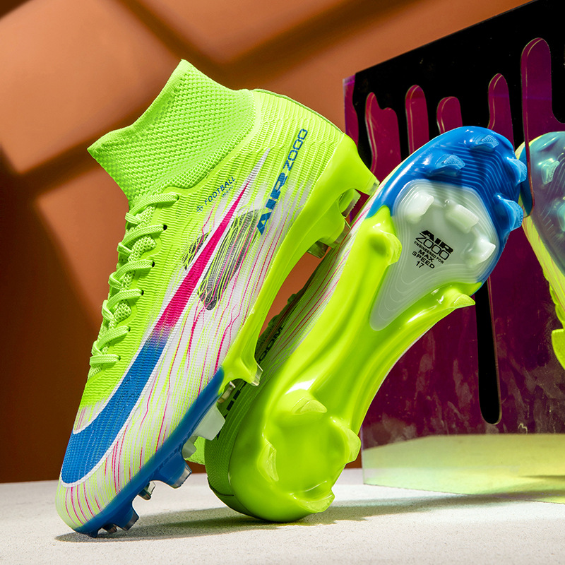 Zapatos de Fútbol de Caña Alta Modelo 17 de KPU Transpirable para Césped