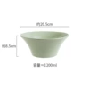 8-inch brushed bowl-milk green