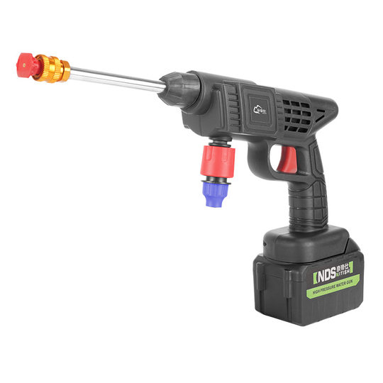 Household portable high-pressure car washing gun handheld wireless high-power charging car washing machine dedicated high-pressure water grab brushless