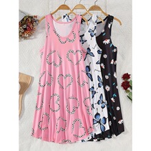 P 32681 Oversized Sleep Dress T Shirt Dress ŷ������˯ȹ