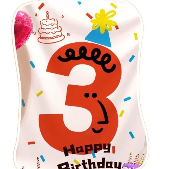 Große Geburtstagsbanner-Szenendekoration für Kinder, Babys, Jungen und Mädchen, Ballon-Atmosphäre, Party-Fotohintergrunddekoration_voghion.com