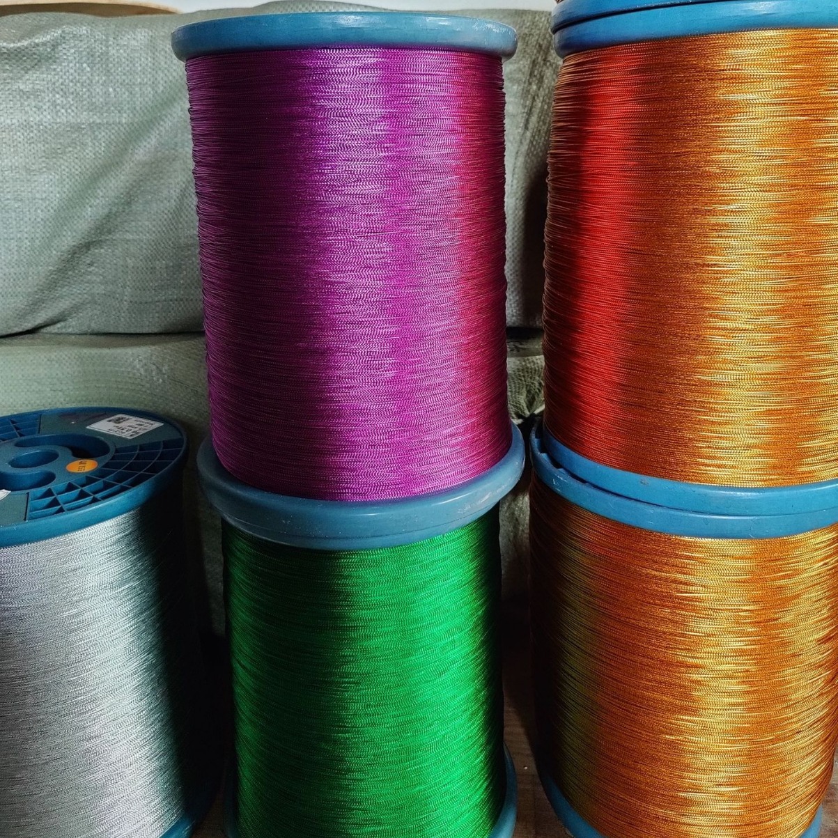 3毫米宽度金丝片儿童做手作用DIY银色丝线珠光透明彩丝片包裹绳