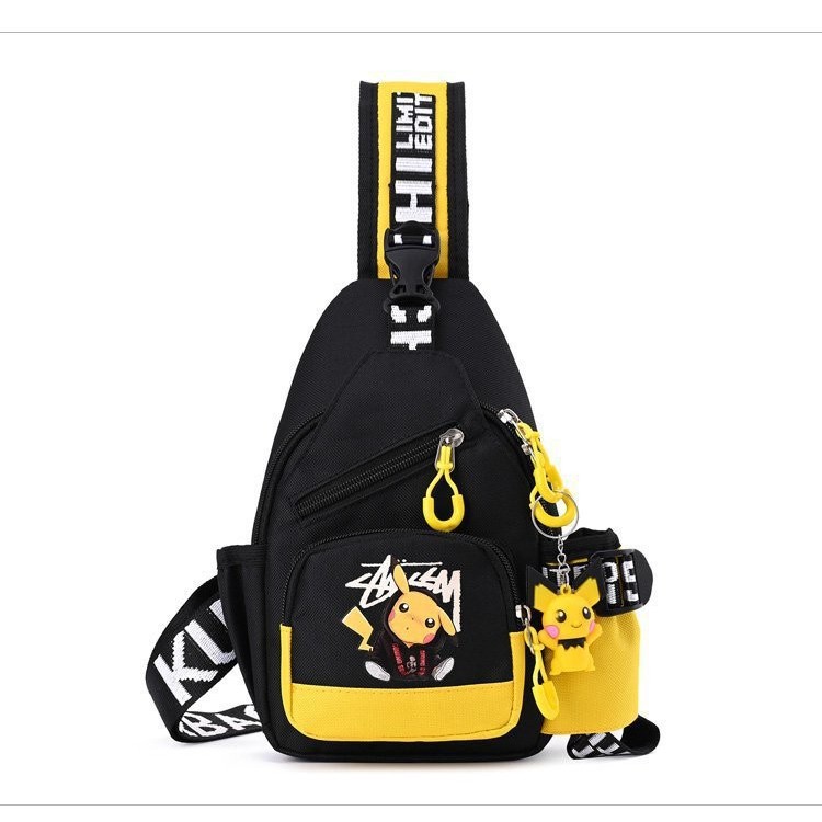 2021 New Model Children's Bag Cute Trendy Chest Bag for Boys Single Shoulder Crossbody Backpack Outdoor Coin Purse Cross-Border