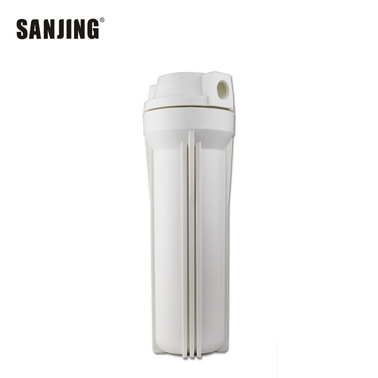 Botella de filtro transparente de 10 pulgadas 6 puntos engrosada a prueba de explosiones PP cartucho de filtro blanco purificador de agua accesorios 3/4 interfaz filtro de 5 pulgadas